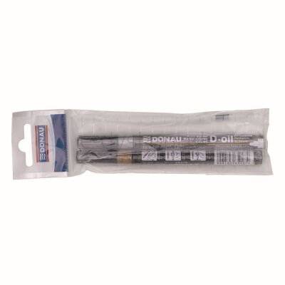 Donau Marker Olejowy, 2,2 mm, złoty i srebrny, mix w zawieszce