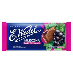 E.Wedel Czekolada mleczna porzeczkowa 100g