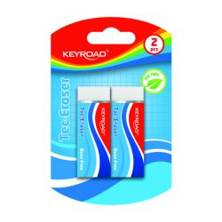 Keyroad Gumka Do Ścierania Tec-Eraser, techniczna, 2szt., blister