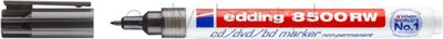 Edding Marker do płyt CD/DVD/BD e-8500 RW zmywalny, 1 mm, czarny