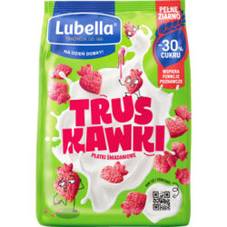 Lubella TRUSKAWKI Płatki śniadaniowe -30% cukru 230g