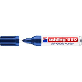 Edding Marker permanentny e-550 3-4 mm, niebieski