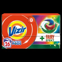 Vizir Platinum Pods + Fairy Effect Kapsułki Do Prania, 26 Prań 637G