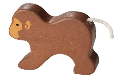Bambusowa małpka od 24m-ca (7.5x2x5.5cm)