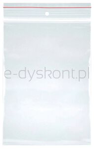 Torebka strunowa OFFICE PRODUCTS, LDPE, 220x280mm, 100szt., transparentna