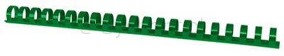Office Products Grzbiety Do Bindowania  A4 16mm (145 kartek), 100 szt., zielone