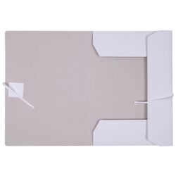 Teczka wiązana OFFICE PRODUCTS Budget, karton, A4, 250gsm, 3-skrz., biała