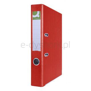 Q-Connect Segregator Hero z szyną, PP, A4/55mm, czerwony