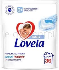 Lovela Baby uniwersalne Kapsuki Do Prania 36 sztuk.