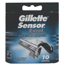 Gillette Sensor Excel Wkł A10 Sztuk