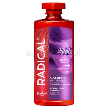 RADICAL Szampon normalizujący do włosów przetłuszczających się 400ml