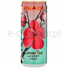 Arizona Napój Green Tea z miodem i brzoskwinią 0,33l