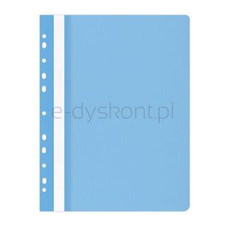 Office Products Skoroszyt, PP, A4, miękki, 100/170mikr., wpinany, jasnoniebieski [BIURO]