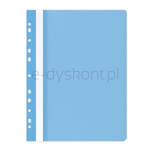 Office Products Skoroszyt, PP, A4, miękki, 100/170mikr., wpinany, jasnoniebieski