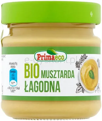 Primaeco Musztarda łagodna BIO 170 g