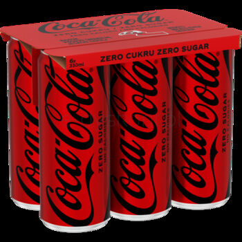 Coca Cola Zero 6X330Ml - SK