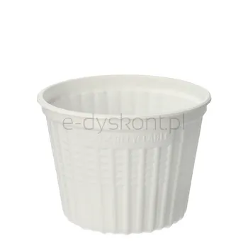 Kubki Na Zupę, Pp, Okrągłe, 500 Ml, Średnica 11,5 Cm, 8,5 Cm, Kolor: Biały, &Quotreuse&Quot, 25 Szt