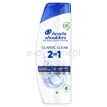Head & Shoulders Classic Clean Szampon Przeciwłupieżowy 2 w 1 400 ml. Świeży Zapach