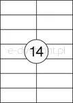 Office Product Etykiety 105x42,3mm, białe, 100 ark.  - 2