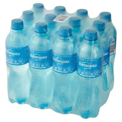 Ustronianka Biała Naturalna Woda Mineralna Gazowana 0,5L SK