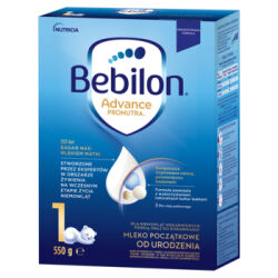 Bebilon 1 Advance Pronutra Mleko początkowe od urodzenia 550 g