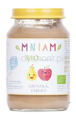 Am-Am Mniam Deser Gruszka-Jabłko Od 5 Miesiąca Bio 190 G 