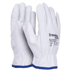 Rękawice Robocze Donau Safety, Skóra Kozia, Rozm. 10/Xl, Białe