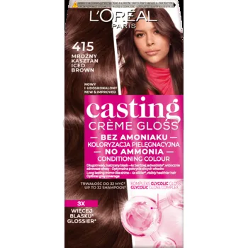 L'Oreal Paris Casting Creme Gloss Farba Do Włosów 415 Mroźny Kasztan