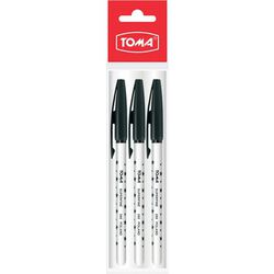 Toma Długopis Superfine Gwiazdki czarny