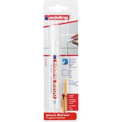 Edding Marker do odświeżania fug e-8200/1 BL blister, biały