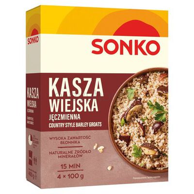 Sonko Kasza Jęczmienna Wiejska 4X100 G.