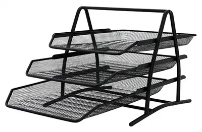 Zestaw na biurko Q-CONNECT Office Set metalowy 3 szufladki czarny