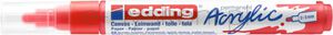 Marker akrylowy e-5100 EDDING, 2-3 mm, matowa czerwień