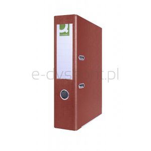 Q-Connect Segregator Hero z szyną, PP, A4/75mm, bordowy