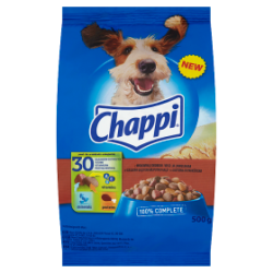 Chappi Karma Dla Psów Suchy Z Wołowiną I Drobiem 500G