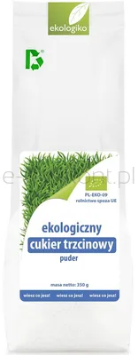 Cukier Trzcinowy Puder Bio 350 G