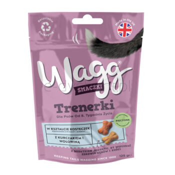 Wagg Smaczki, Trenerki, przekąski dla psów, 125 g