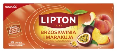 Lipton Herbata Fruit Brzoskwinia I Marakuja 20Tb