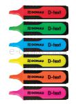 Donau Zakreślacz Fluorescencyjny D-Text, 1-5Mm (Linia), Różowy  - 3