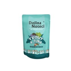 Dolina Noteci Superfood Mokra karma saszetka dla kota pstrąg i tuńczyk 85g