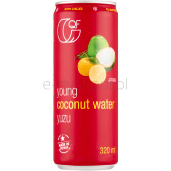 Kaucja Quality Food woda kokosowa z puree z yuzu 320ml