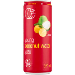 Kaucja Quality Food woda kokosowa z puree z yuzu 320ml