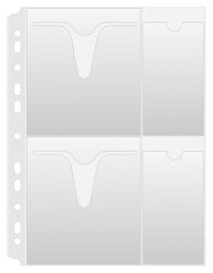 Donau Koszulki Na Płyty Cd/Dvd Pp, A4, Groszkowe, 160Mikr.