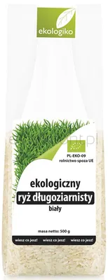 Ryż biały długoziarnisty BIO 500 g