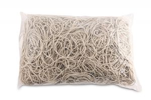 Office Products Gumki recepturki średnica 60mm, 1,5x1,5mm, 60% kauczuku, 1000g, zgrzewka, białe