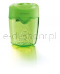 Keyroad Temperówka Ripple, plastikowa, podwójna, z pojemnikiem, pakowane na displayu, mix kolorów - 3