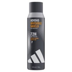 Adidas Antyperspirant W Kulce Dla Mężczyzn Invisible Shield Bez Żółtych Plam I Białych Śladów, 150 Ml