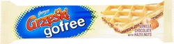 Grześki Gofree Wafel Przekładany Kremem O Smaku Waniliowo-Czekoladowym Z Orzechami Laskowymi 33 G