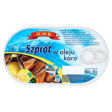 Mk Szprot W Oleju Caro 170G(data przydatności 30.06.2026)