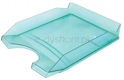 Office Products Szufladka Na Biurko Polistyren/Pp, A4, Transparentna Zielona
